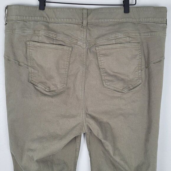 Torrid Crop Bombshell Skinny Jeans Super Soft Green Size 22 - Picture 6 of 13